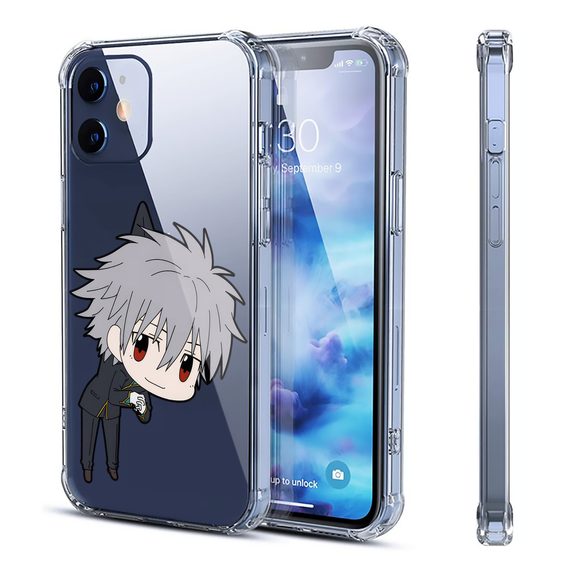 （画像用） EVA 新世紀エヴァンゲリオン 【iPhone 12シリーズ対応】透明スマホケース（クリアソフトケース）